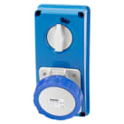 GEWISS - GEWGW66304N PRESA FISSA INTERBLOCCATA VERTICALE - SENZA FONDO - SENZA BASE PORTAFUSIBILI - 2P+T 16A 200-250V - 50/60HZ 6H - IP67