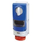 GEWISS - GEWGW66809 PRESA FISSA INTERBLOCCATA VERTICALE - SENZA FONDO - IMPIEGHI GRAVOSI - CON BASE PORTAFUSIBILI - 3P+N+T 16A 346-415V-50/60HZ 6H - IP66
