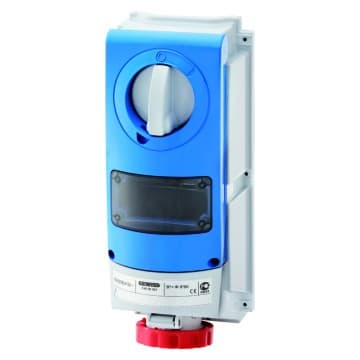 GEWISS - GEWGW66841 PRESA BL.IP66 S.F.2P+T 32A 400V 9H A.M