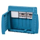 GEWISS - GEWGW68466 Q-BOX - VUOTO - MORSETTIERA DI TERRA (2X25)+(10X10)MMQ 24 MODULI EN 50022