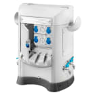 GEWISS - GEWGW68801W QMC125B - CABLATO - MONOFACCIALE - 4 PRESE 2P+T 16A - IP44 - BIANCO