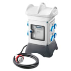 GEWISS - GEWGW68847W QMC16T - CABLATO - TRASPORTABILE - BIFACCIALE - 2 PRESE 2P+T 16A 1 PRESA 3P+T 16A 2 PRESE CIVILI 10/16A - IP55 - BIANCO