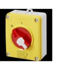 GEWISS - GEWGW70432P INTERRUTTORE SEZIONATORE ROTATIVO - HP - EMERGENZA - CASSETTA IN MATERIALE ISOLANTE - 16A 3P - MANOPOLA ROSSA LUCCHETTABILE - IP66/67/69