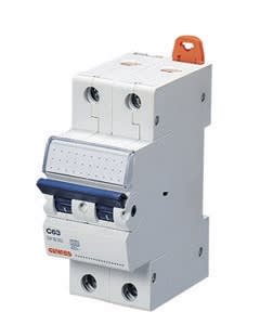 GEWISS - GEWGW90065 INTERRUTTORE MAGNETOTERMICO COMPATTO - MTC 45 - 3P CURVA C 6A - 2 MODULI