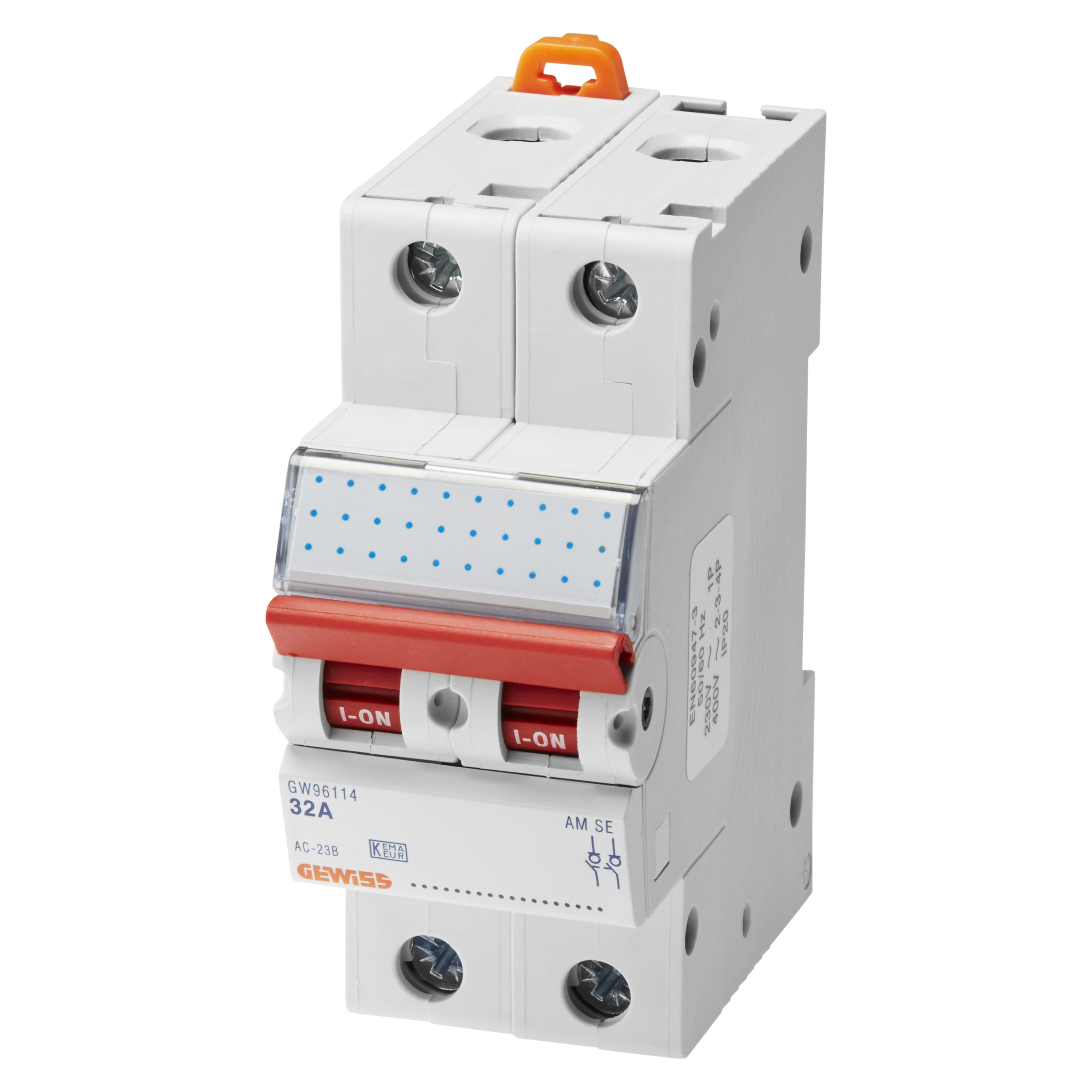 GEWISS - GEWGW96116 INTER.MANOVRA-SEZIONATORE 2P 63A