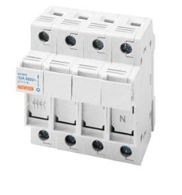 GEWISS - GEWGW96312 PORTAFUS.SEZ.3P+N 10,3X38 690V AC 32A
