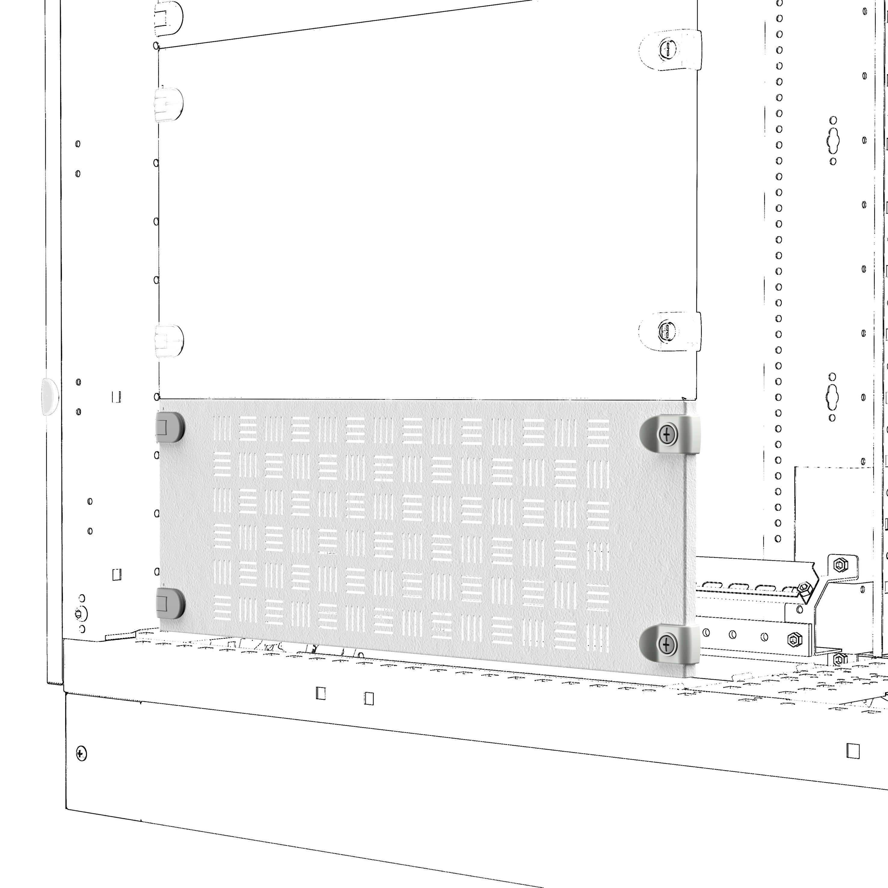 GEWISS - GEWGWD3333 QDX PANNELLO AERATO 600X200