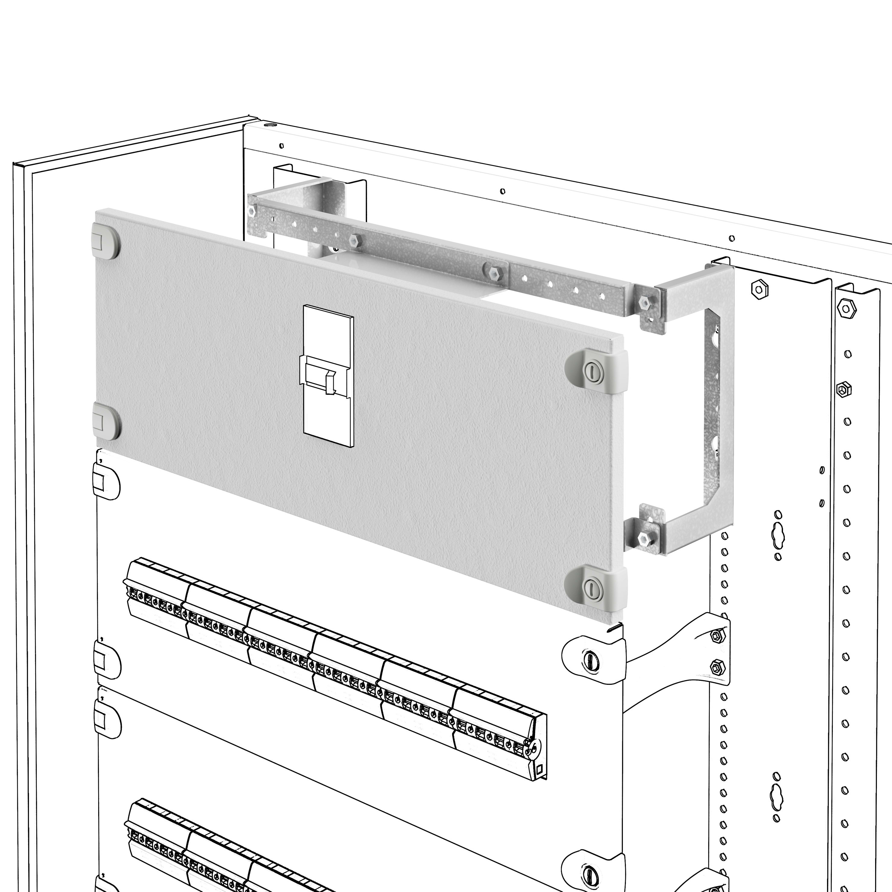 GEWISS - GEWGWD3523 KIT MSX/D/M/C160-250 850X300 VERT FISSO