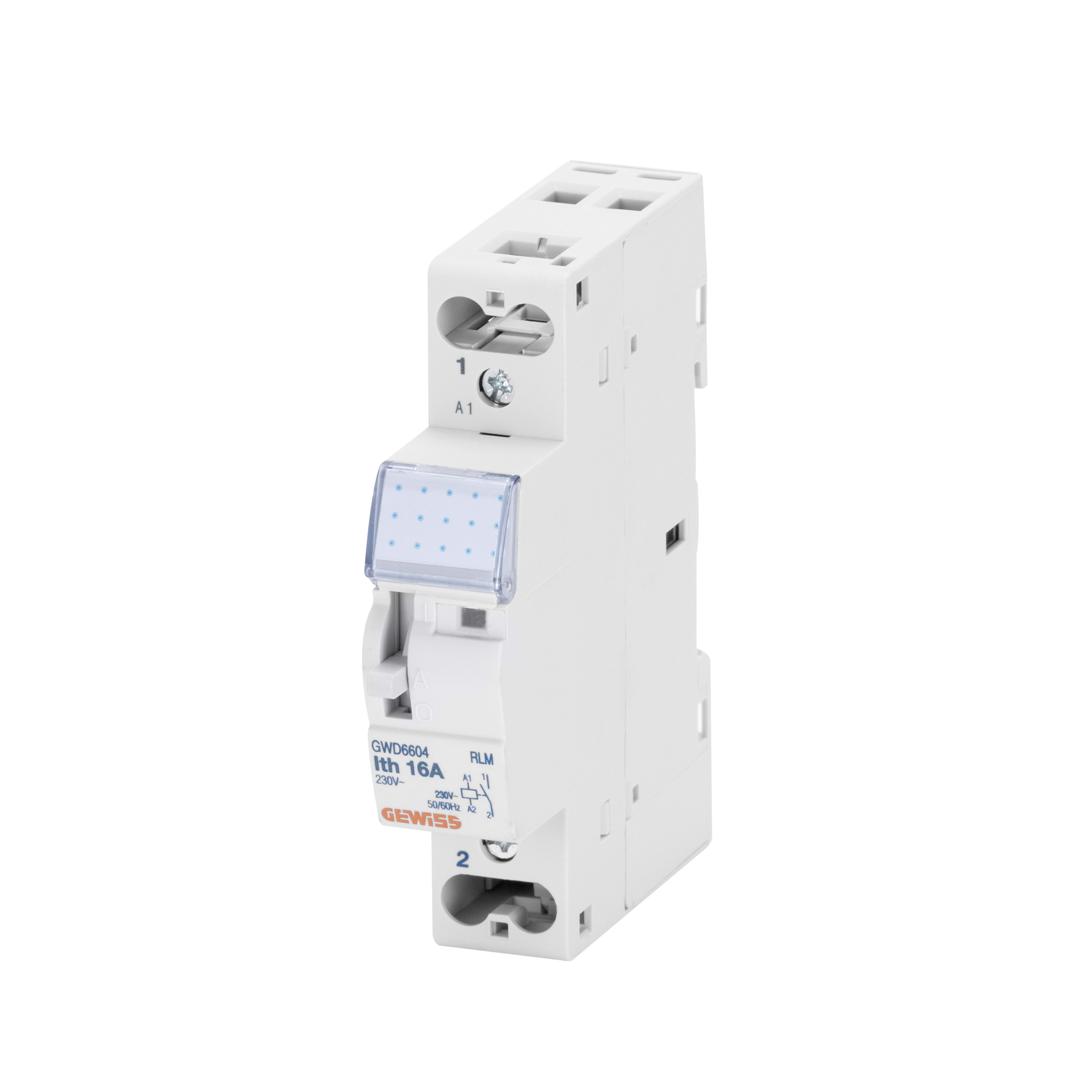 GEWISS - GEWGWD6606 RELE' MONOSTABILE - 16A - 1 IN SCAMBIO 8V ac - 1 MODULO