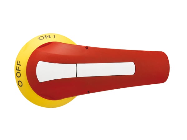 LOVATO - LOVGEX66N MANIGLIA BLOCCOPORTA GIALLO/ROSSA