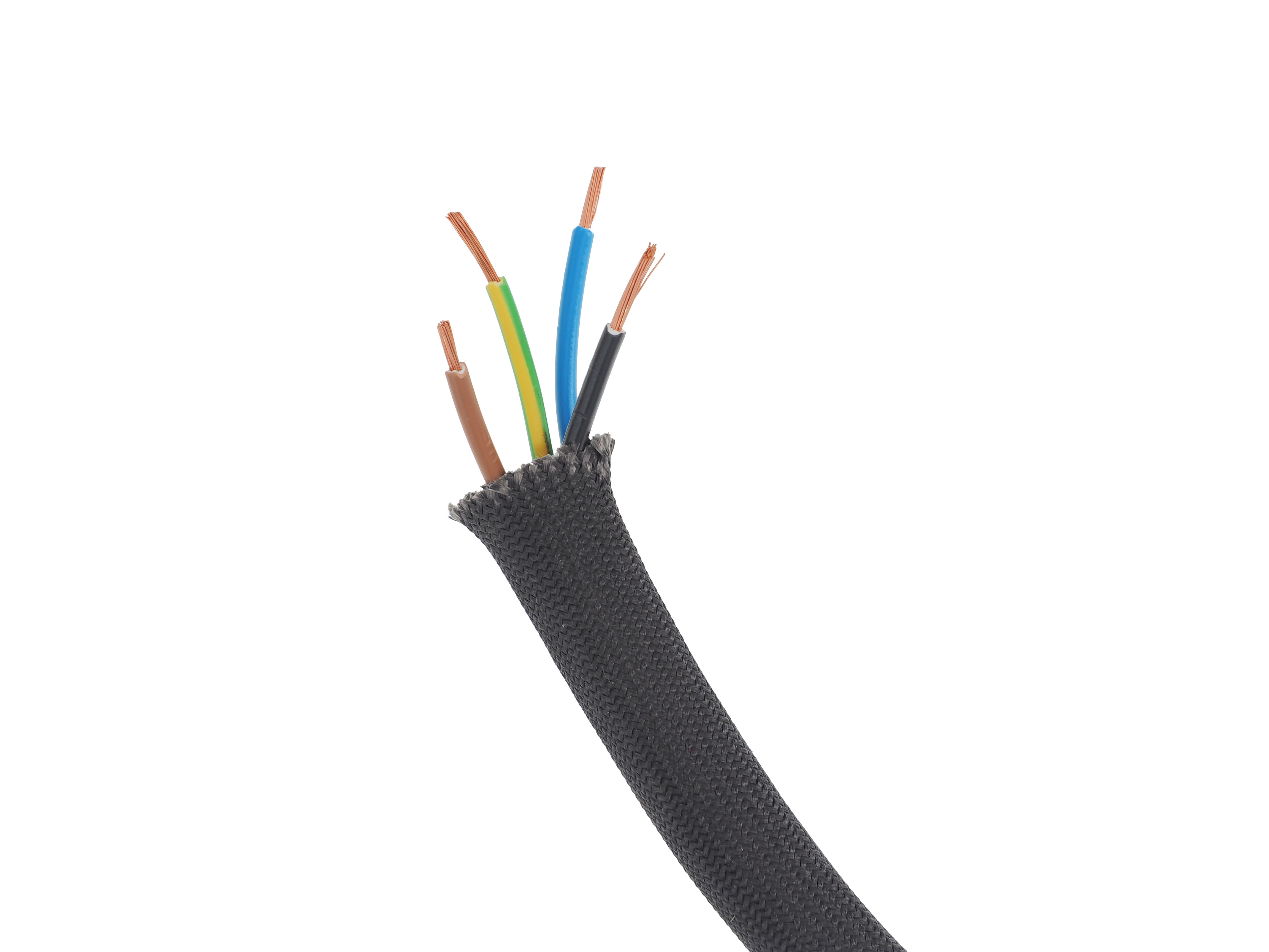 TEKNOMEGA SRL - TKGGFV1025 Guaina trecciata in fibra di vetro