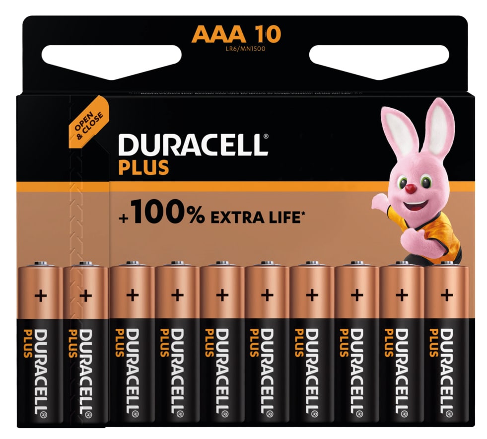 DURACELL - GITAAAB10 DURACELL PLUS AAA B10 - MN2400