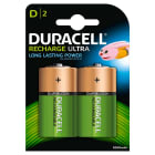 ELCART DISTRIBUTION - ERTDR20 DURACELL RECHARGEABLE HR20 3000 MAH/2