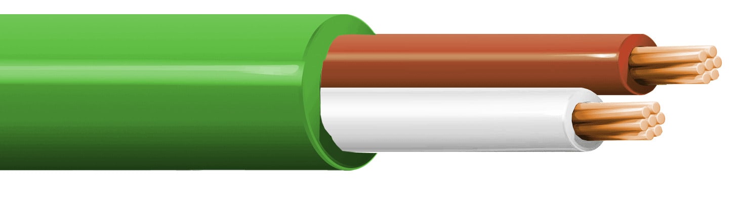 ITC INDUSTRIA TECNIC - ITC16D7KVZ1000 1X2 AWG16 UTP LSZH VERDE 1000 CCA-S1B,D1