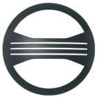 GOCCIA ILLUMINAZIONE - GOC2217SI MASCHERA C.FERITOIE JACK TONDA SILV