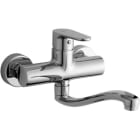 RUBINETTERIA PAFFONI - PFFGR161CR MIX LAVELLO A MURO CANNA SERPENTE GREEN