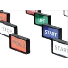 GRAFOPLAST SRL - GRAEVO41827W TARGHETTA PVC ADES BIANCO 27X18MM 288PZ