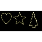 GIOCOPLAST NATALE SP - GCP14218048 FIG. 50 CM IN MET. 60 GOC LED BIA.CAL X