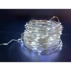 GIOCOPLAST NATALE SP - GCP14222070 100 GOCCE LED BIANC 10MT. A BAT. C. TEL