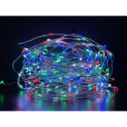 GIOCOPLAST NATALE SP - GCP14222075 200 GOCCE LED MULTI 20 MT. A BATT. C.TEL