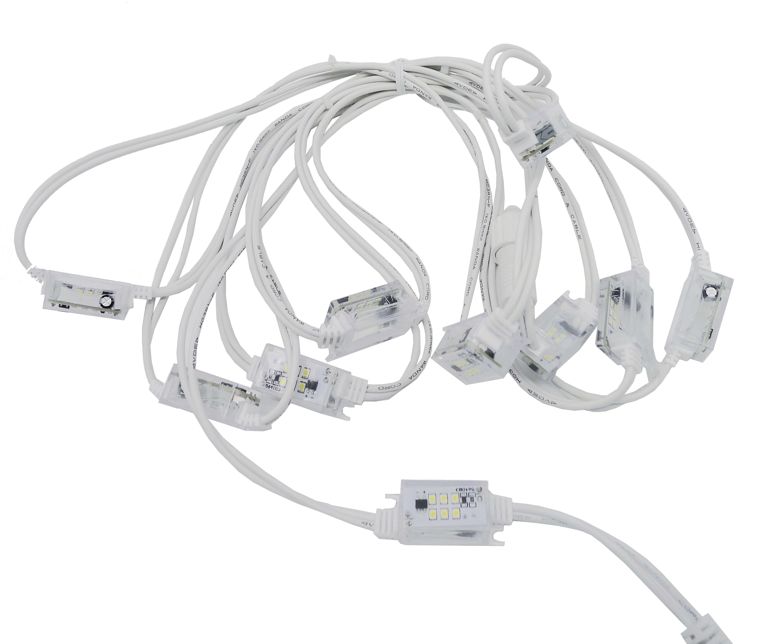 GIOCOPLAST NATALE SP - GCP14319237 STRINGA 10 STROBO BIANCHI, L. 5 MT. CAVO