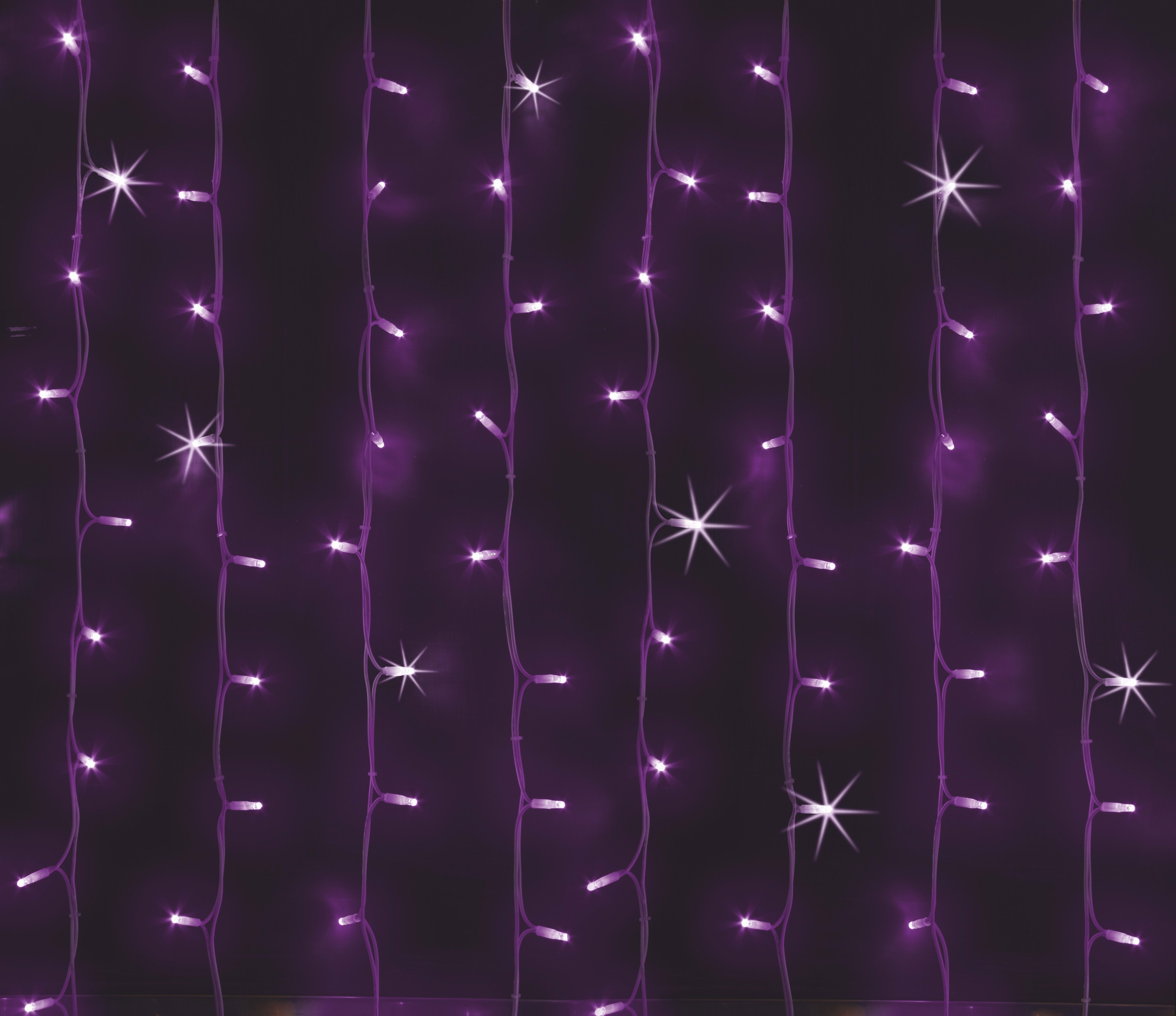 GIOCOPLAST NATALE SP - GCP14415476 TENDA LUCCIOLONA VIOLA 240V, C/250 LED,