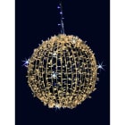 GIOCOPLAST NATALE SP - GCP14419046 MEZZA SFERA LUCCIOLONA BIANCO CALDO D.50