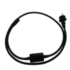GIOCOPLAST NATALE SP - GCP14419160 CAVO ALIM. SCURO 4A PER TENDE A LED, SFE