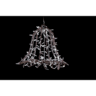 GIOCOPLAST NATALE SP - GCP14419276 CAMPANA LUCCIOLONA BIANCA H.40 D.50CM.,