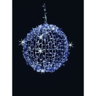 GIOCOPLAST NATALE SP - GCP14422036 SFERA ICE BLUE D.30CM 120 LED C/24 FLA