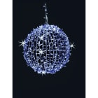 GIOCOPLAST NATALE SP - GCP14422037 SFERA ICE BLUE D.50CM 320 LED C/64 FLA