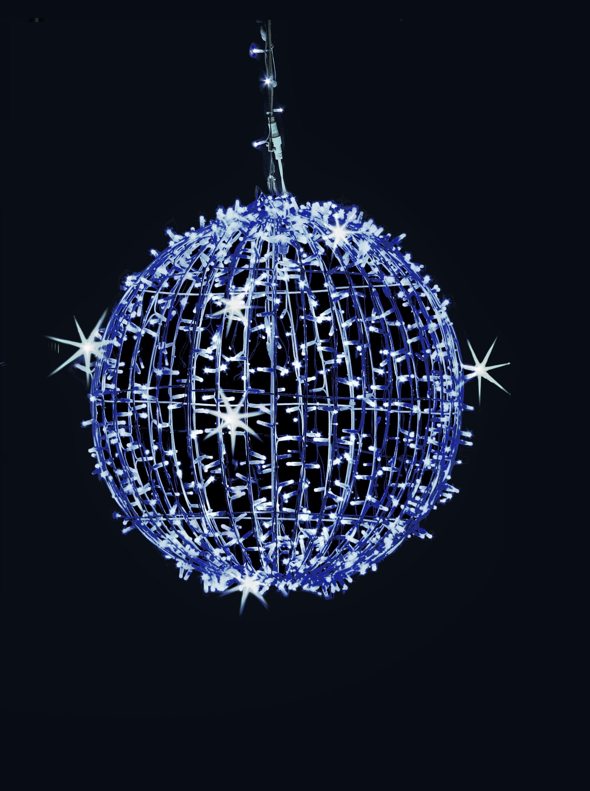 GIOCOPLAST NATALE SP - GCP14422038 SFERA ICE BLUE D.80CM 800 LED C/160 FL