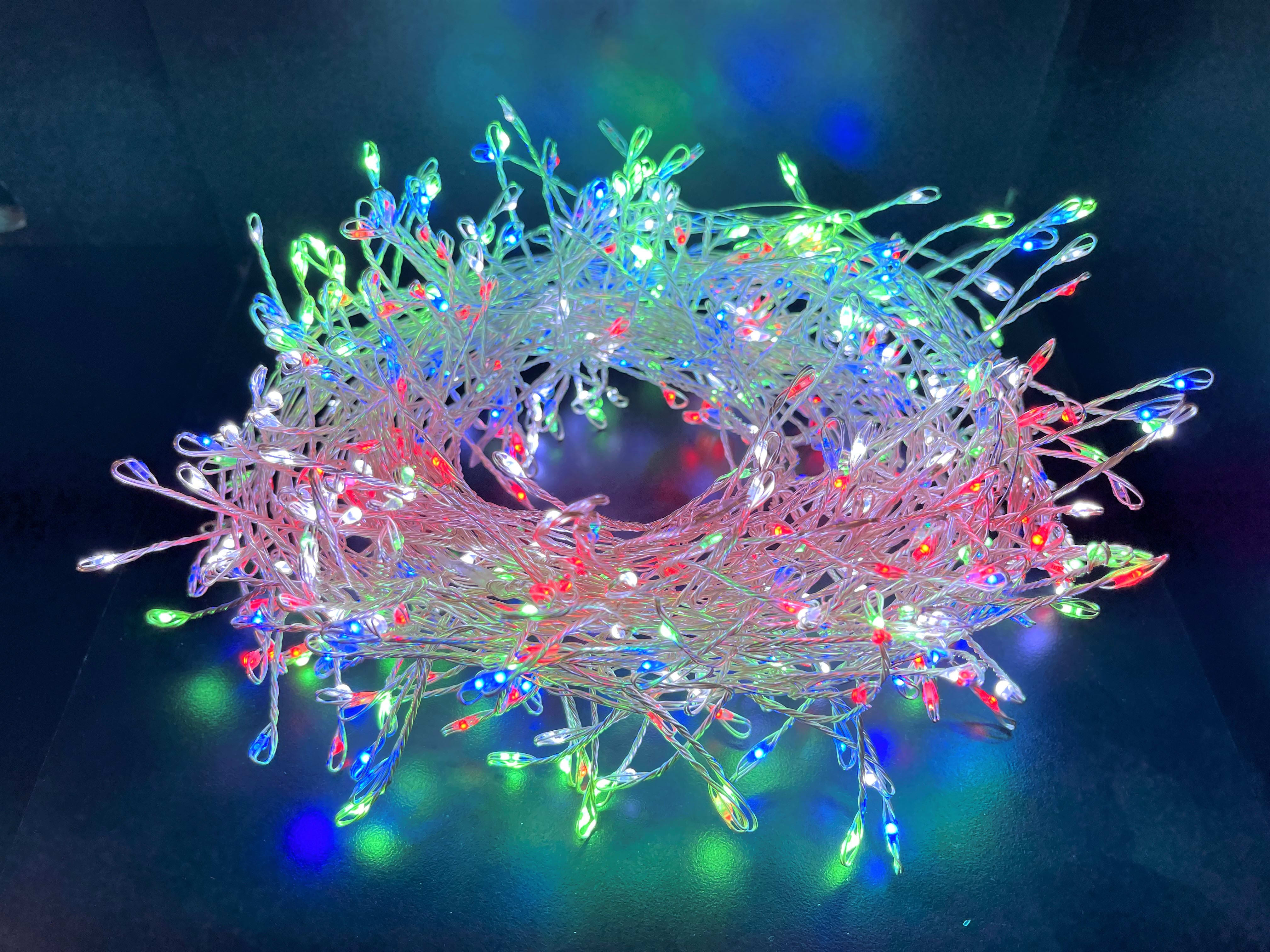 GIOCOPLAST NATALE SP - GCP14522068 CLUSTER 1000 GOCCE DI LED MULTI FILO RAM