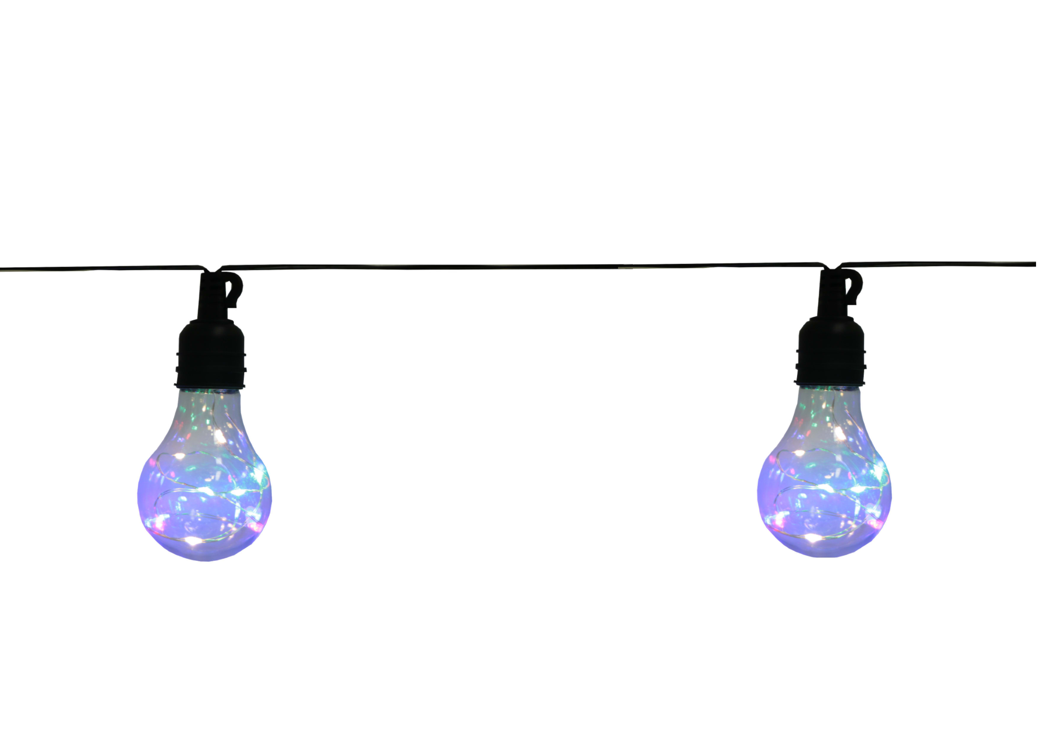 GIOCOPLAST NATALE SP - GCP14821003 10 LAMPADINE A60 CON GOCCE DI LED MULTIC