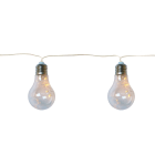 GIOCOPLAST NATALE SP - GCP14822053 10 DECOR. LAMPADINA 6X9 CON GOCCE DI LED