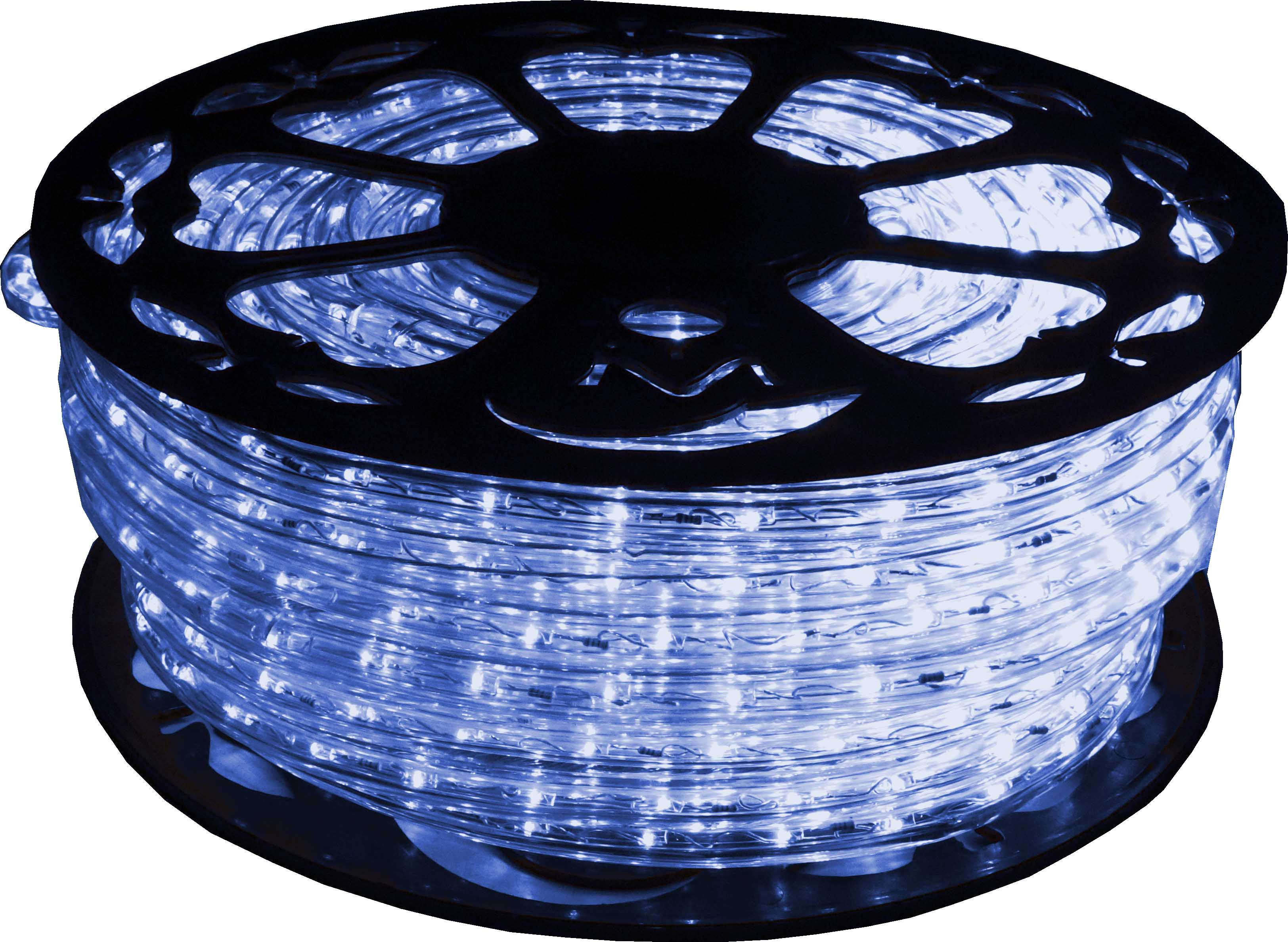 GIOCOPLAST NATALE SP - GCP15321704 TUBO LED HQ BLU LUCE FISSA, 44 M
