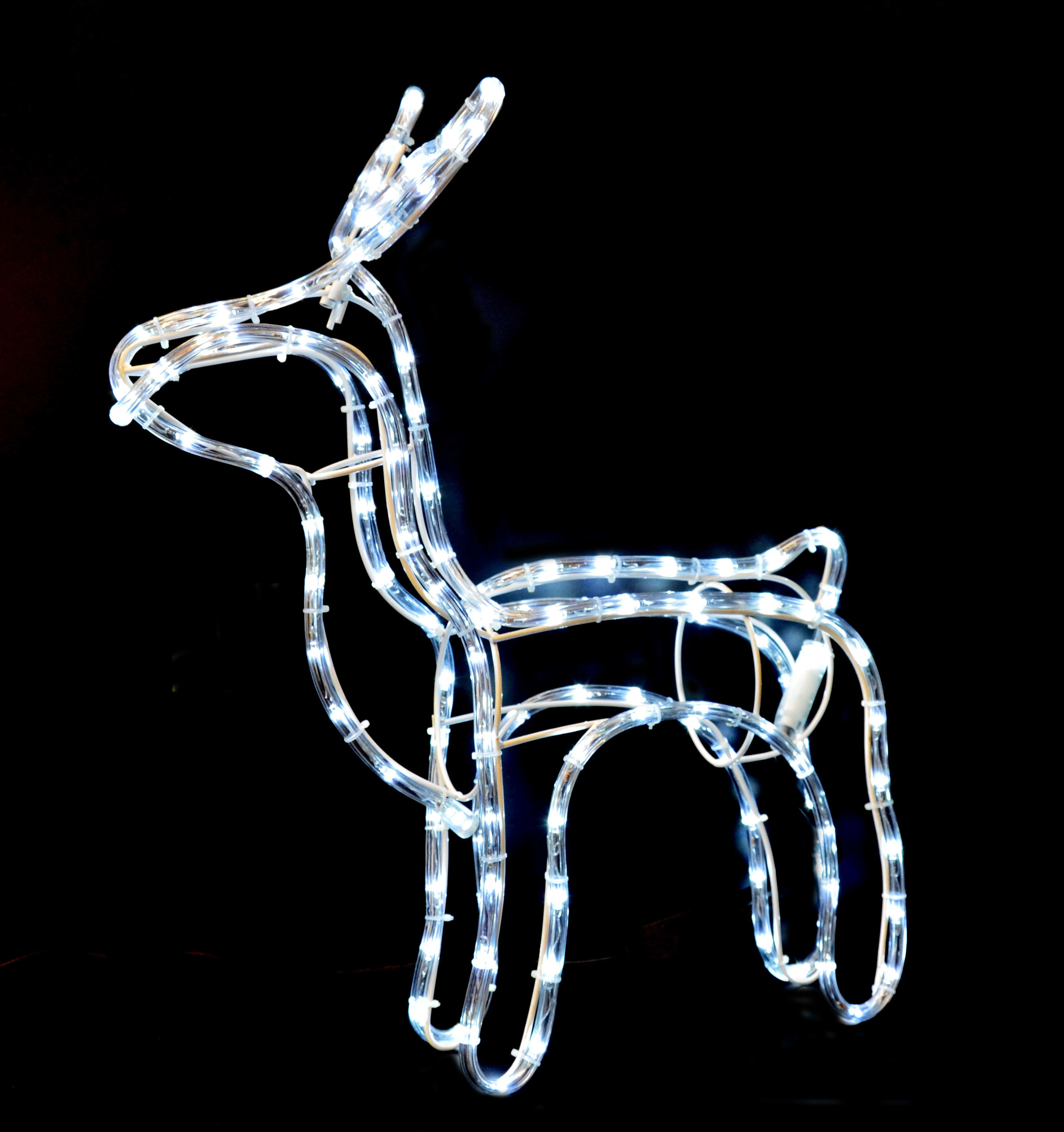 GIOCOPLAST NATALE SP - GCP17518014 RENNA C/TUBO LED BIA,120LED 55X48X23CM X