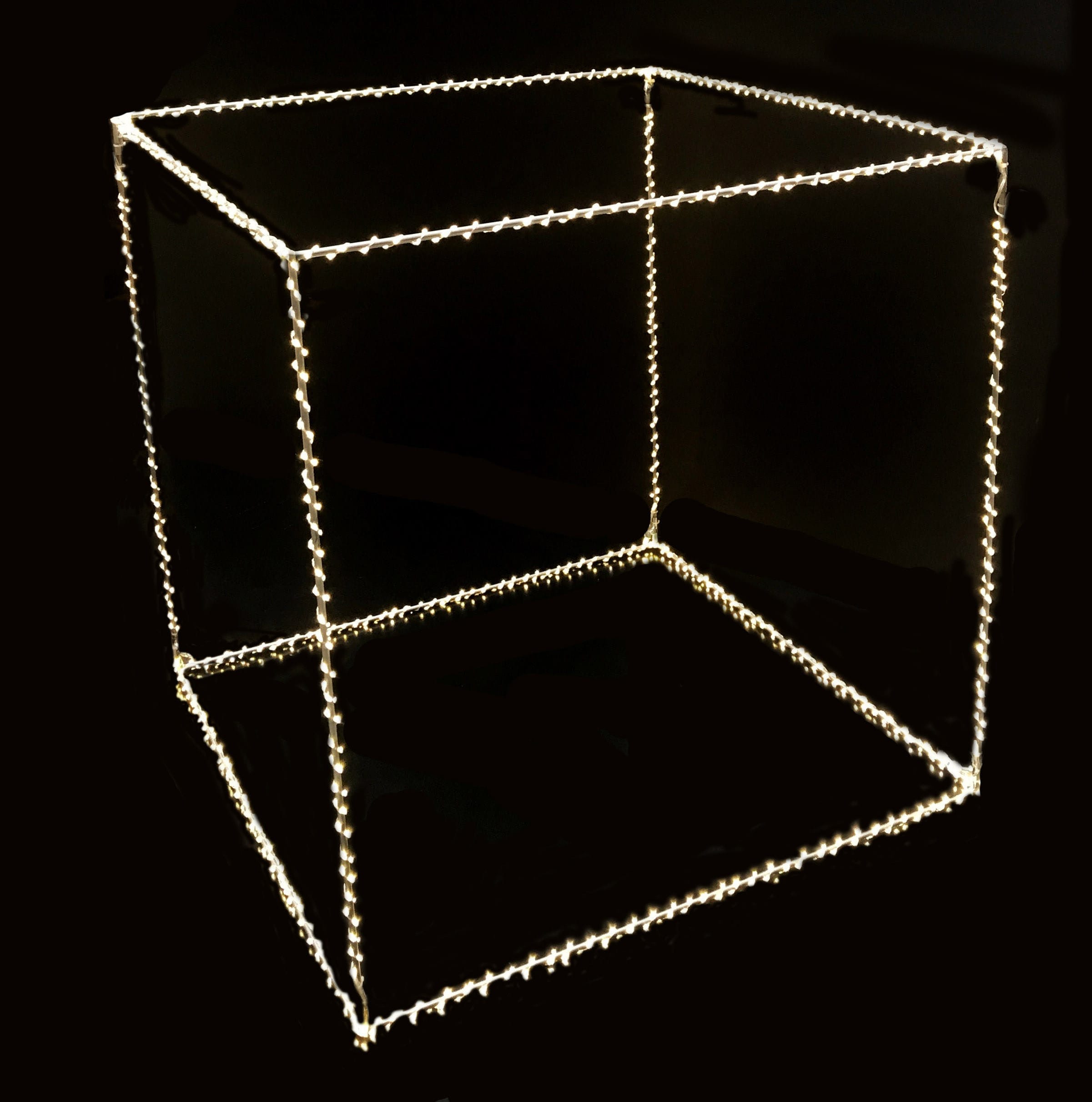 GIOCOPLAST NATALE SP - GCP17519156 CUBO 40CM, CON GOCCE DI LED BIANCO CALDO