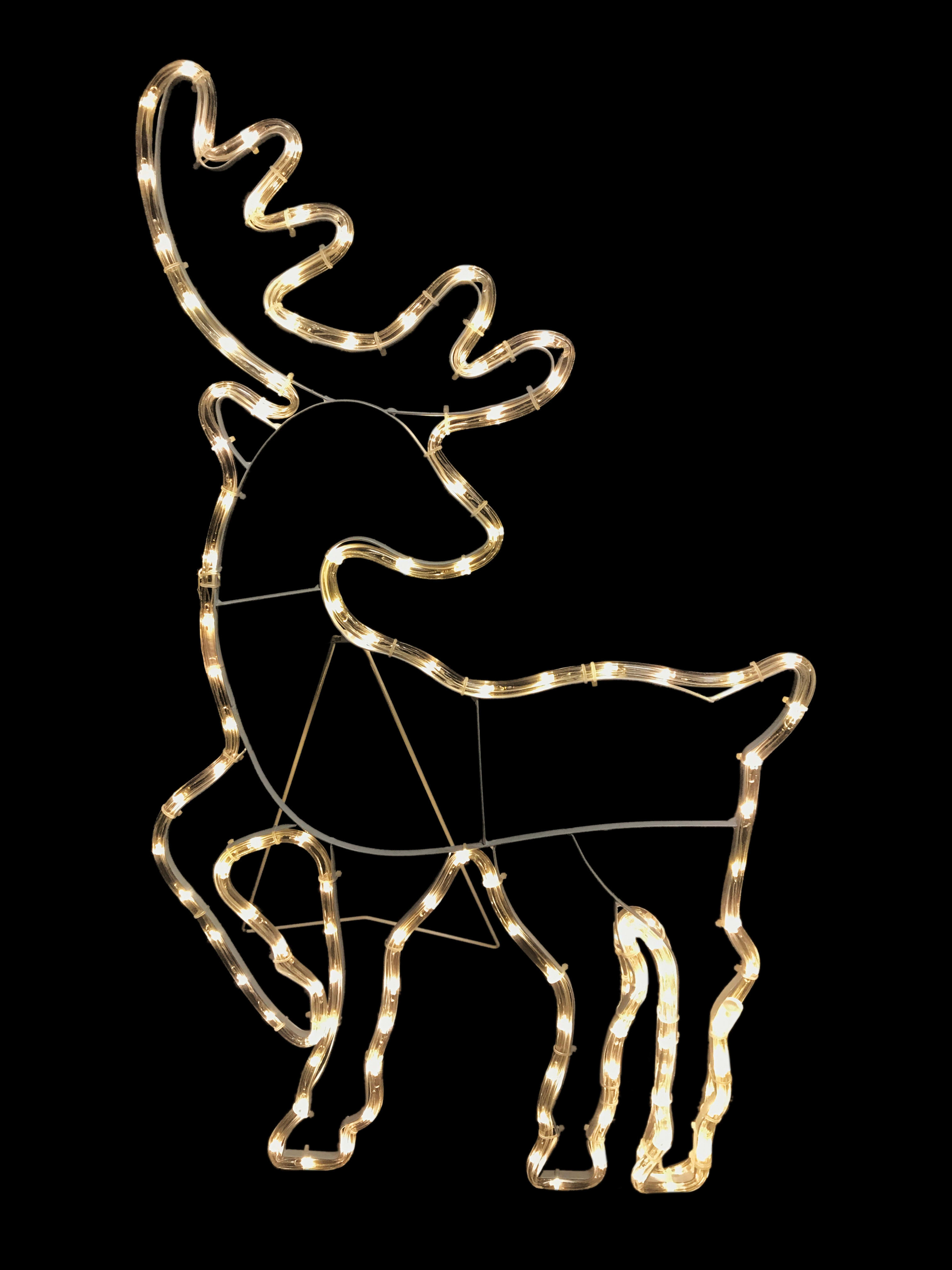 GIOCOPLAST NATALE SP - GCP17520437 RENNA TUBO LED BIA.CALDO 83CM IP44