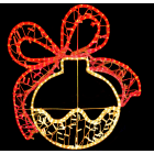 GIOCOPLAST NATALE SP - GCP17520655 SFERA LED B.CALDO CFIOCCO ROSSO 85CM IP4