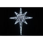 GIOCOPLAST NATALE SP - GCP17521650 STELLA 8 PUNTE 90CM BIANCA CON TUBO LED