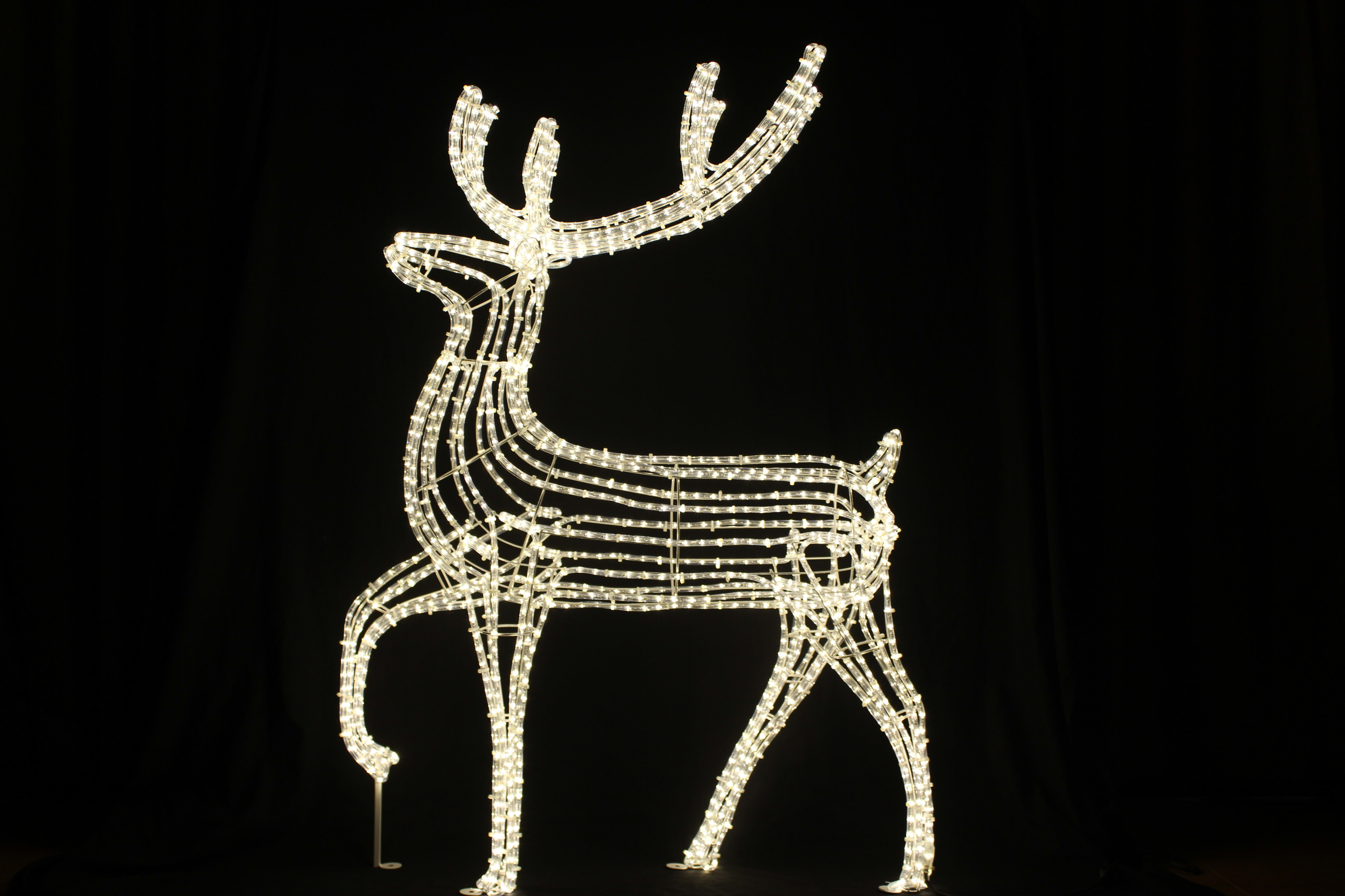 GIOCOPLAST NATALE SP - GCP17521661 RENNA 150 CM CON TUBO LED BIANCO CALDO