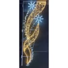 GIOCOPLAST NATALE SP - GCP17522361 FIGURA RIBBON BIANCO-B.CALDO 200X68