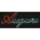 GIOCOPLAST NATALE SP - GCP17522370 SCRITTA AUGURI BIANCA CON TUBO LED 230X9