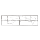 GIOCOPLAST NATALE SP - GCP17524656 FIGURA COMETA CON TUBO LED BIANCO, 300 X