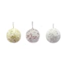 GIOCOPLAST NATALE SP - GCP40018113 SFERA CRYSTAL CHIC 8 CM BICOLOR, 3 ASS.