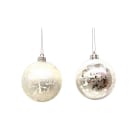 GIOCOPLAST NATALE SP - GCP43016959 SFERA D. 70 ARGENTO ANTICATA, IN DISPLAY