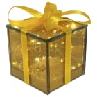 GIOCOPLAST NATALE SP - GCP48023211 PACCO REGALO VETRO GOLD DESIGN 7 CM CON