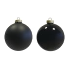 GIOCOPLAST NATALE SP - GCP48120590 SFERA VETRO ROYAL 80MM BLACK