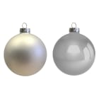 GIOCOPLAST NATALE SP - GCP48120593 SFERA VETRO ROYAL 100MM SILVER